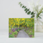 Mooie lentestuin briefkaart (Staand voorkant)