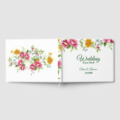 Mooie lentevloerbloemen Weddenschap Gastenboek (Volledig)