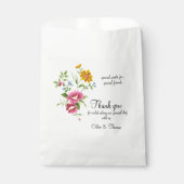 Mooie lentevloerbruiloft bedankzakje (Voorkant)