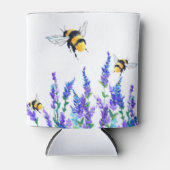 Mooie lentevloeren en bijen vliegen - Tekenen Blikjeskoeler (Voorkant)