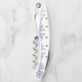 Mooie lentevloeren en bijen vliegen - Tekening Kurkentrekker (Voorkant)