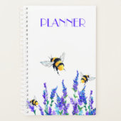 Mooie lentevloeren en bijen vliegen - Tekening Planner (Voorkant)