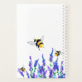 Mooie lentevloeren en bijen vliegen - Tekening Planner (Achterkant)
