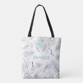 Mooie lentevloeren tote bag (Achterkant)