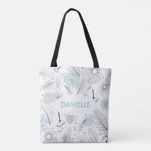 Mooie lentevloeren tote bag (Achterkant)