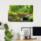 Mooie lentuin in mei poster (Thuiskantoor)