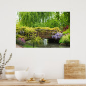 Mooie lentuin in mei poster (Keuken)