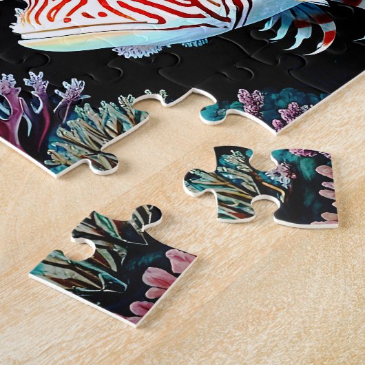 Mooie leonvis legpuzzel (Zijkant)