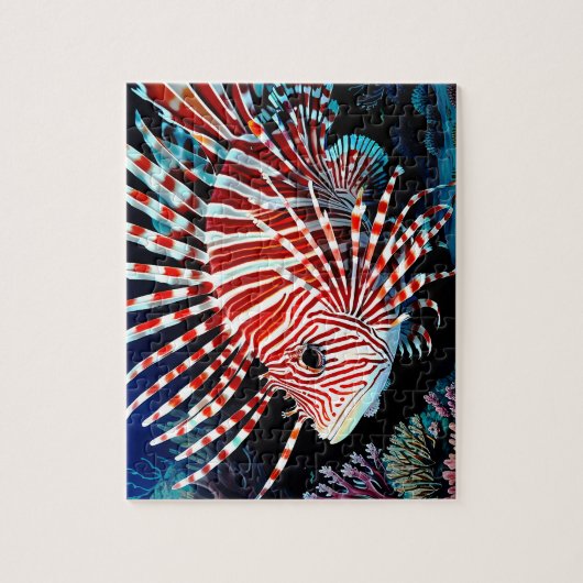 Mooie leonvis legpuzzel (Verticaal)