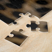 Mooie Leopard Close, Jigzaag Puzzle Legpuzzel (Zijkant)