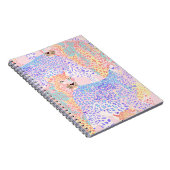 Mooie Leopard Seamless Pattern illustratie Ar Notitieboek (Rechterzijde)