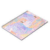 Mooie Leopard Seamless Pattern illustratie Ar Notitieboek (Linkerzijde)