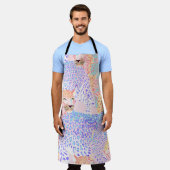 Mooie Leopard Seamless Pattern illustratie Ar Schort (Gedragen)