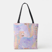 Mooie Leopard Seamless Pattern illustratie Ar Tote Bag (Achterkant)
