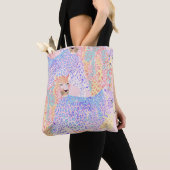 Mooie Leopard Seamless Pattern illustratie Ar Tote Bag (Dichtbij)