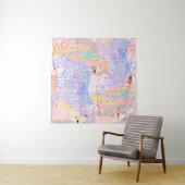 Mooie Leopard Seamless Pattern illustratie Ar Wandkleed (In Situ (horizontaal))