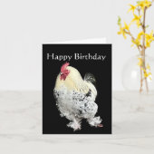 Mooie lepel kaart (Gele Bloem)