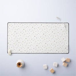 Mooie leuk geslacht neutraal zilver sterrenpatroon bureaumat