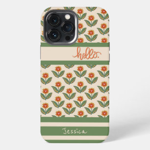 Mooie Leuke Bloem Motief Inspiratie iPhone Hoesje iPhone 13 Pro Max Hoesje