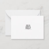 Mooie leuke hond notitiekaartje (Achterkant)