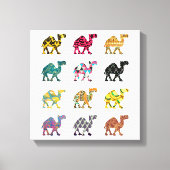 Mooie leuke kameel kunst canvas afdruk (Voorkant)