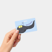 Mooie leuke kikkervis cartoonillustratie badge (Handheld)