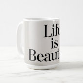 Mooie Leven Koffiemok (Voorkant links)