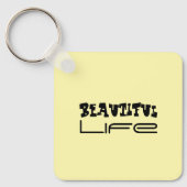 Mooie leven Sleutelhanger (Voorkant)