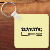 Mooie leven Sleutelhanger (Voorkant)