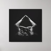 Mooie levende vrouw canvas afdruk (Voorkant)