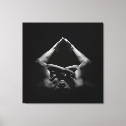 Mooie levende vrouw canvas afdruk (Voorkant)