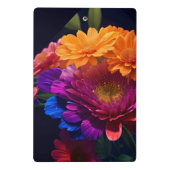 Mooie levendige bloemenmix 2 mini klembord (Achterkant)