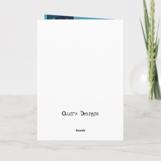 Mooie levendige creatieve Afrikaanse dame verjaard Kaart (Achterkant)