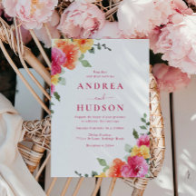 Mooie levendige lente zomer bloemenbruiloft