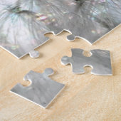 Mooie levensmomenten citeren Sky Blue Dandelion Legpuzzel (Zijkant)