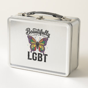 Mooie LGBT Vlinder Vintage Pride T-shirt_1