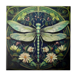 Mooie libel huis tegels tegeltje