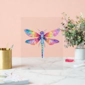 Mooie libel kus hemel insectenliefhebber acryl bord (Huwelijk)