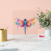 Mooie libel kus hemel insectenliefhebber acryl bord (Huwelijk)
