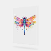 Mooie libel kus hemel insectenliefhebber acryl bord (Hoek)