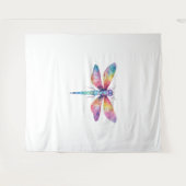 Mooie libel kus hemel insectenliefhebber wandkleed (Voorkant (horizontaal))