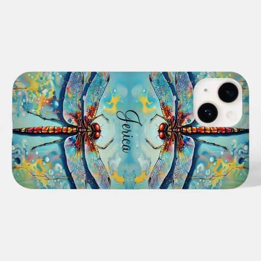 Mooie libellen Case-Mate iPhone case (Achterkant (horizontaal))