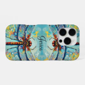 Mooie libellen iPhone hoesje (Achterkant horizontaal)