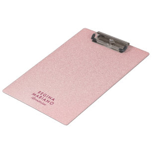 Mooie Licht Roze Glitterige Achtergrond Klembord