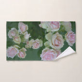 Mooie lichte roze rozen bad handdoek (Handdoek)