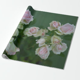 Mooie lichte roze rozen cadeaupapier