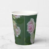 Mooie lichte roze rozen papieren bekers (Rechts)