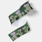 Mooie lichte roze rozen satijnen lint (Achterkant)
