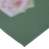 Mooie lichte roze rozen tafelkleed (Gekanteld)