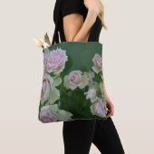 Mooie lichte roze rozen tote bag (Dichtbij)